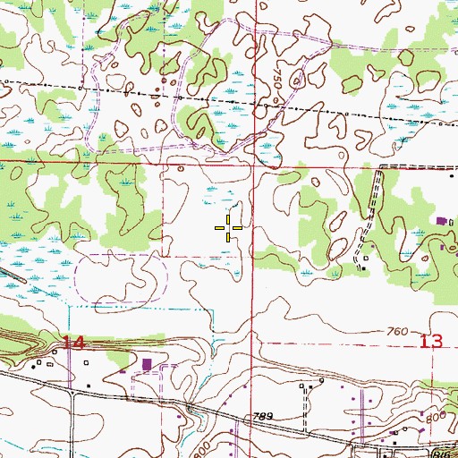 Topographic Map of Red Oak Elementary School, MN