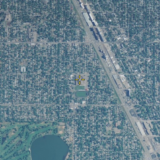 Aerial/Satellite Image of Roosevelt High School, MN