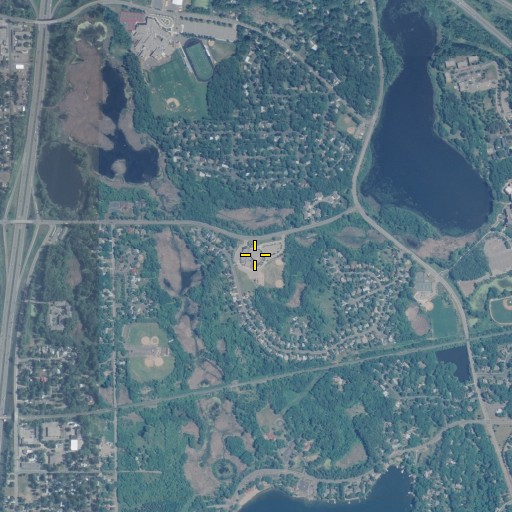 Aerial/Satellite Image of Valentine Hills Elementary School, MN
