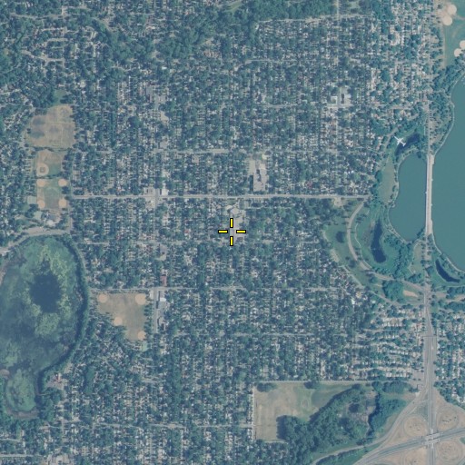 Aerial/Satellite Image of Our Lady of Peace School, MN