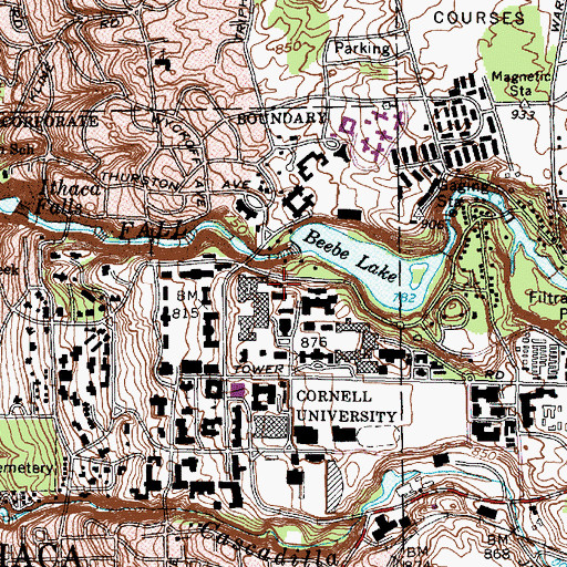 Topographic Map of Newman Laboratory Annex, NY