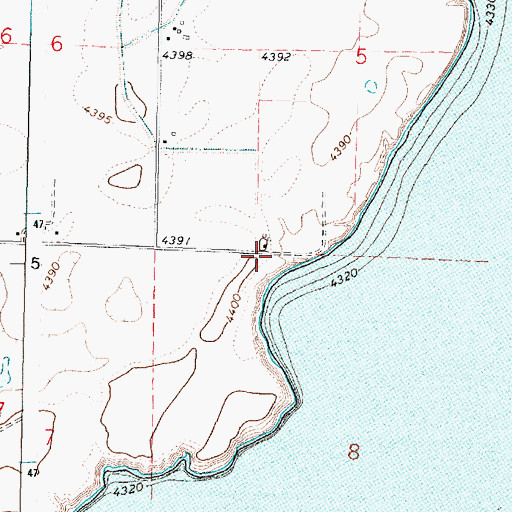 Topographic Map of Lateral Q Spill, ID