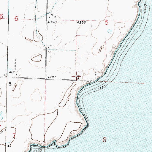 Topographic Map of Spill Q1, ID