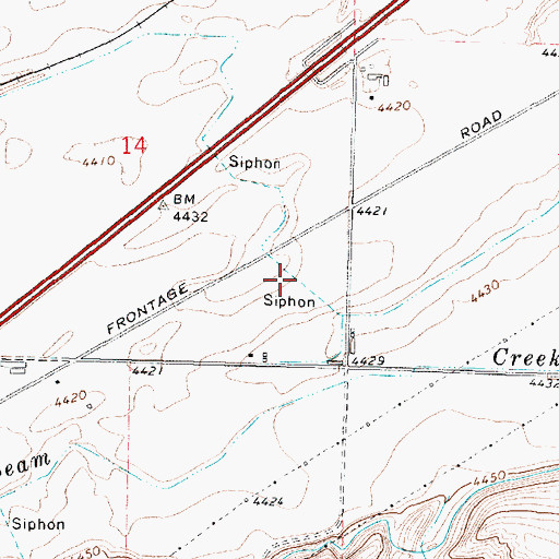 Topographic Map of E 7.1 Lateral, ID