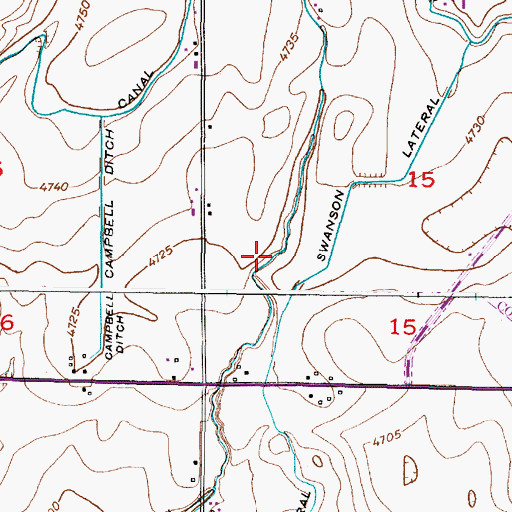 Topographic Map of Great Western Slough, ID