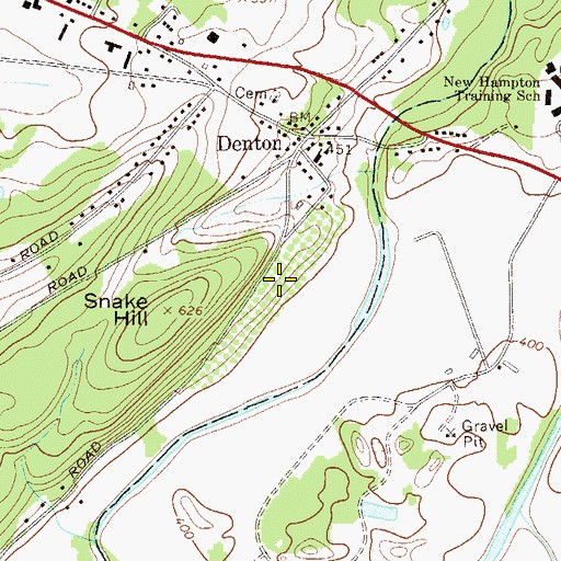 Topographic Map of Soons Orchards, NY