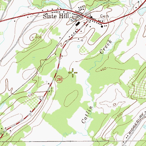 Topographic Map of Shannen Park, NY
