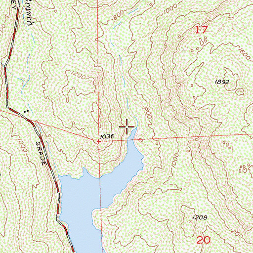 Topographic Map of Kimball Valley, CA