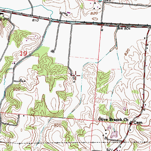 Topographic Map of Willard Field, OH