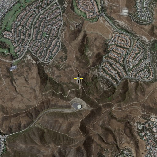 Aerial/Satellite Image of Krum Reservoir, CA