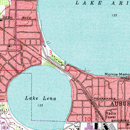 Topographic Map of Ariana Beach Clubhouse, FL