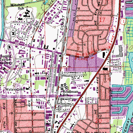 Topographic Map of United States Holocaust Memorial Museum, FL