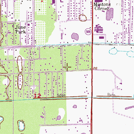 Topographic Map of West Melbourne Christian Center, FL