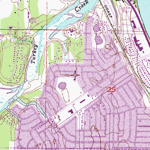 Topographic Map of Episcopal Church of Our Savior, FL