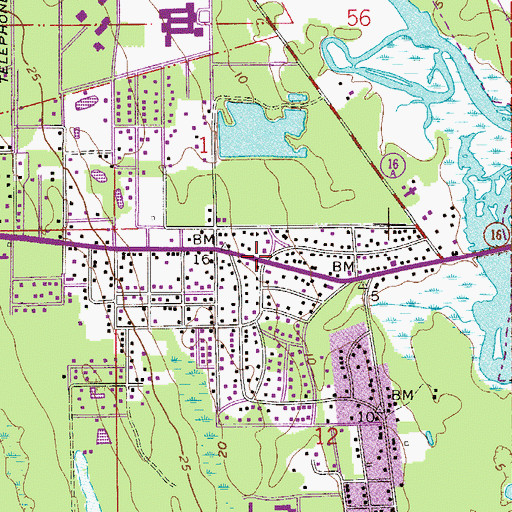 Topographic Map of El Rey Residential Court, FL