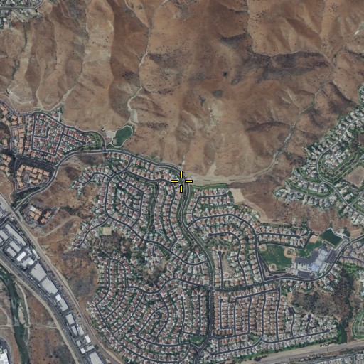 Aerial/Satellite Image of Lost Trough Canyon, CA