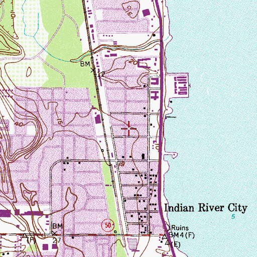 Topographic Map of Christ Central Church, FL