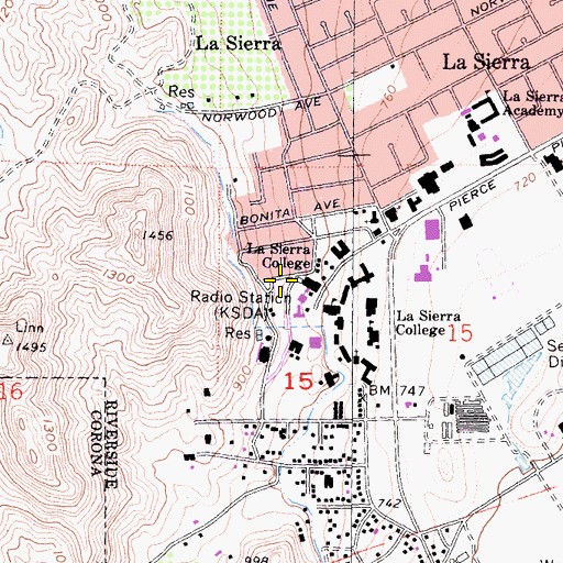 Topographic Map of Brandstarter Gallery, CA