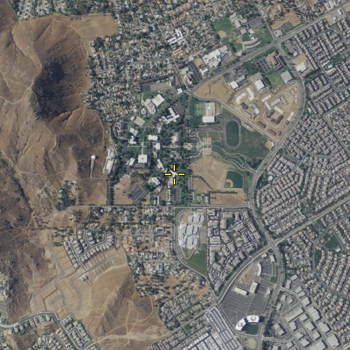 Aerial/Satellite Image of Calkins Hall Security Building, CA