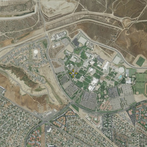 Aerial/Satellite Image of Chaparral Hall, CA