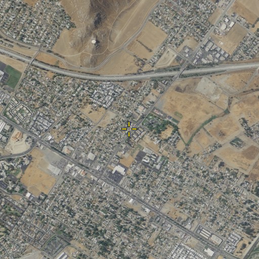Aerial/Satellite Image of Church of God Seventh Day Word of Life, CA