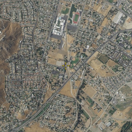 Aerial/Satellite Image of Faith Life Christian Center, CA