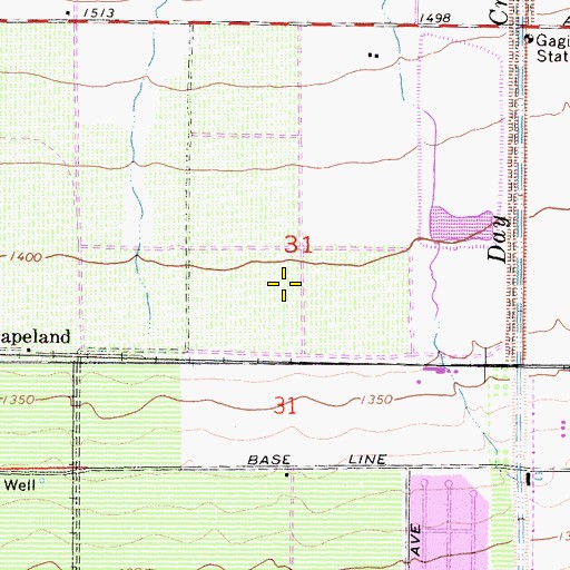 Topographic Map of Carleton P Lightfoot Elementary School, CA
