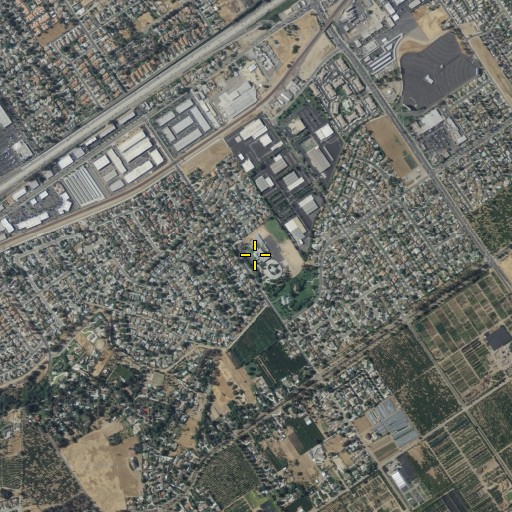 Aerial/Satellite Image of Harrison Elementary School, CA