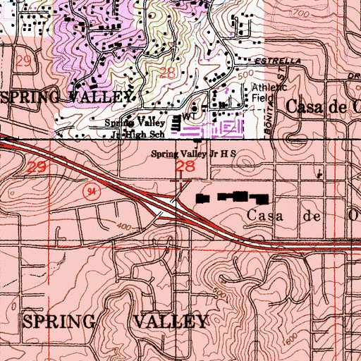 Topographic Map of Confirmed Word Faith Center, CA