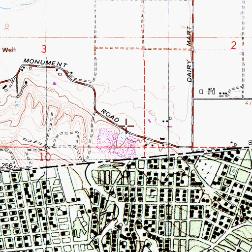 Topographic Map of South Bay International Wastewater Treatment Plant, CA