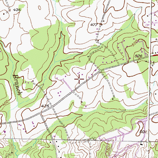 Topographic Map of Hampshire View Baptist Church, MD