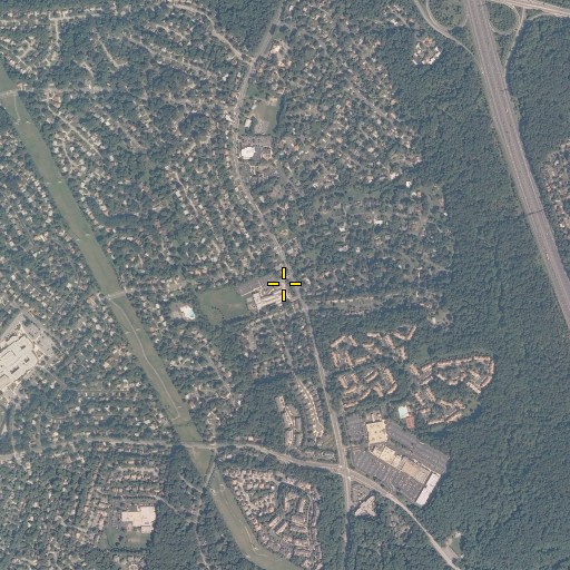 Aerial/Satellite Image of Katharine Maddux Early Learning Center, MD