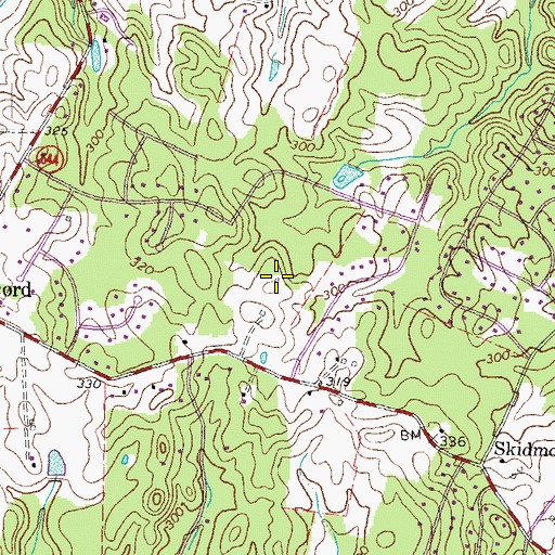 Topographic Map of Ivyglen, VA
