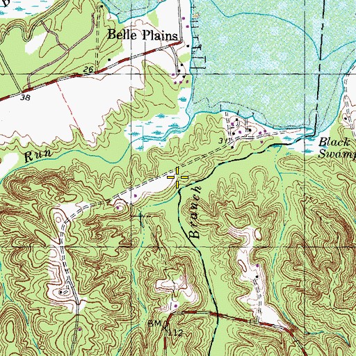 Topographic Map of Japazaws, VA