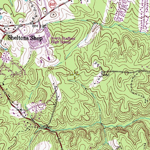 Topographic Map of Park Ridge, VA