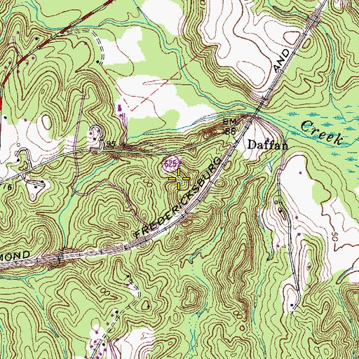 Topographic Map of Upper Redoubt Heights, VA