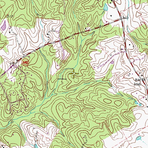 Topographic Map of Walden Ten, VA