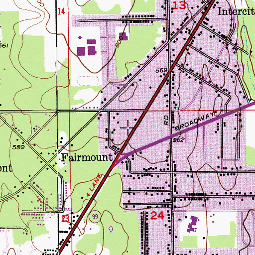 Topographic Map of Pilchuck Center Shopping Center, WA