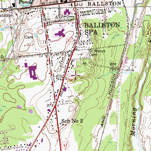 Topographic Map of Oakwood Terrace, NY