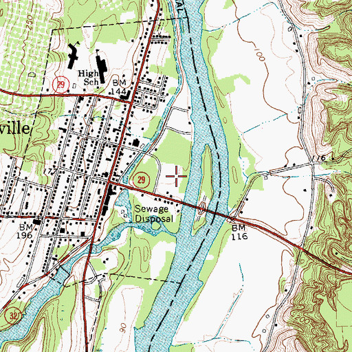 Topographic Map of Fort Hardy Park, NY
