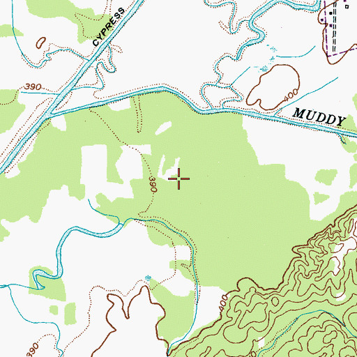 Topographic Map of Commissioner District 5, TN