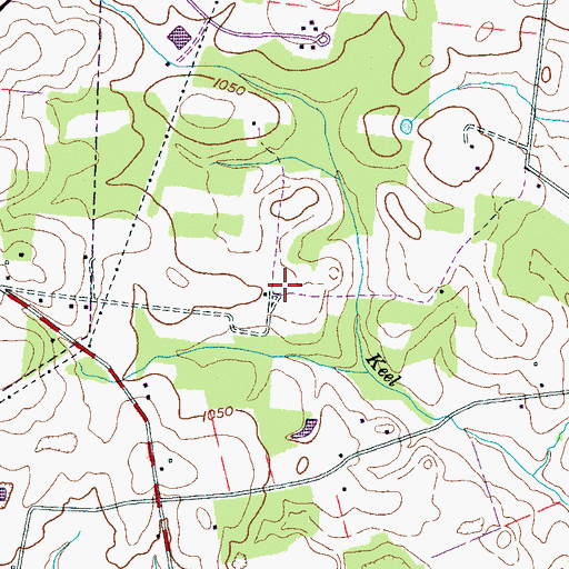 Topographic Map of Commissioner District 9, TN