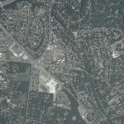 Aerial/Satellite Image of Blessed Sacrament School, VA