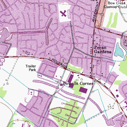 Topographic Map of Kinder Care Learning Center, VA