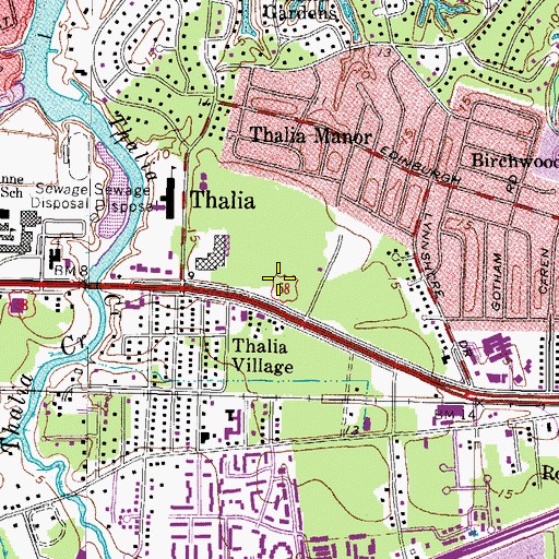 Topographic Map of Virginia Beach Adult Learning Center, VA