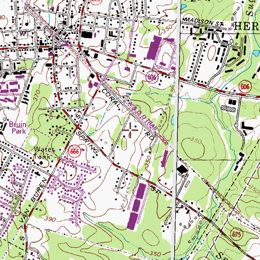 Topographic Map of Federal Childrens Center of Northern Virginia, VA
