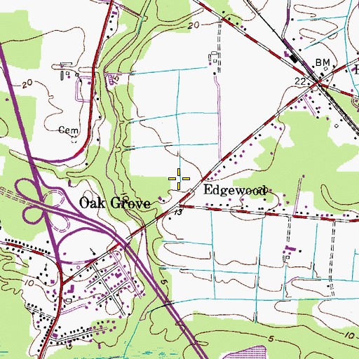 Topographic Map of Greenbrier Christian Academy, VA