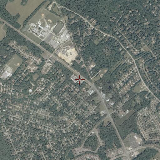 Aerial/Satellite Image of Little Log Cabin Child Care, VA