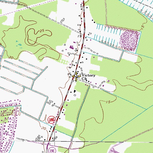 Topographic Map of Indian Creek - Welcome Baptist Church School, VA