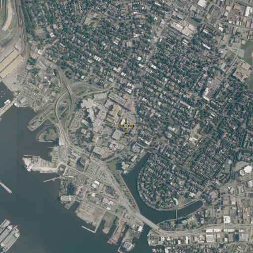 Aerial/Satellite Image of Eastern Virginia Medical School, VA